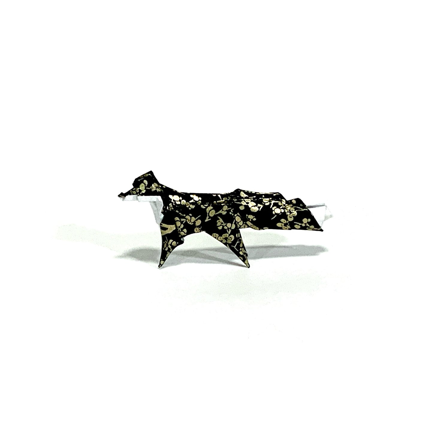 Black Cherry Chiyogami Mini Fox