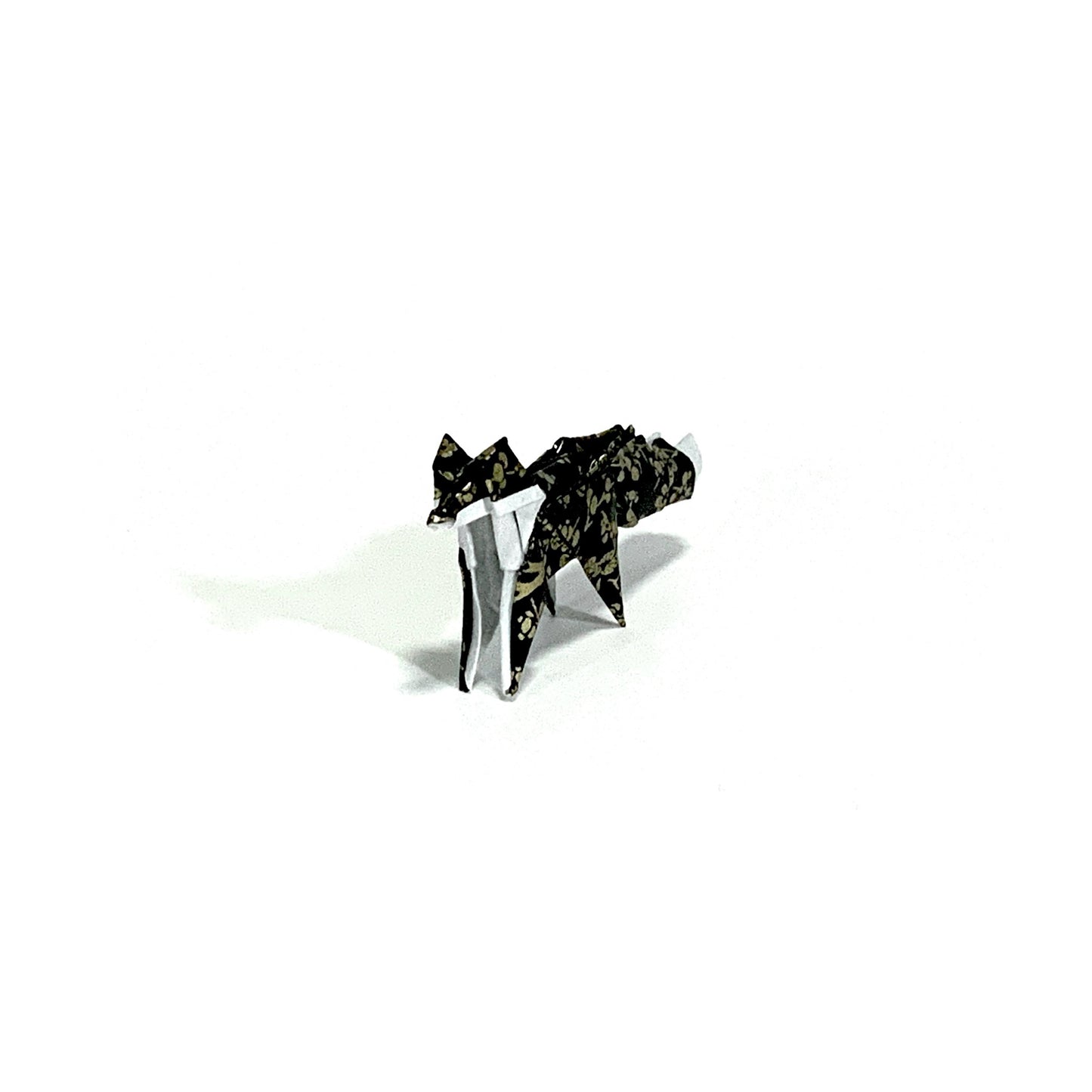 Black Cherry Chiyogami Mini Fox