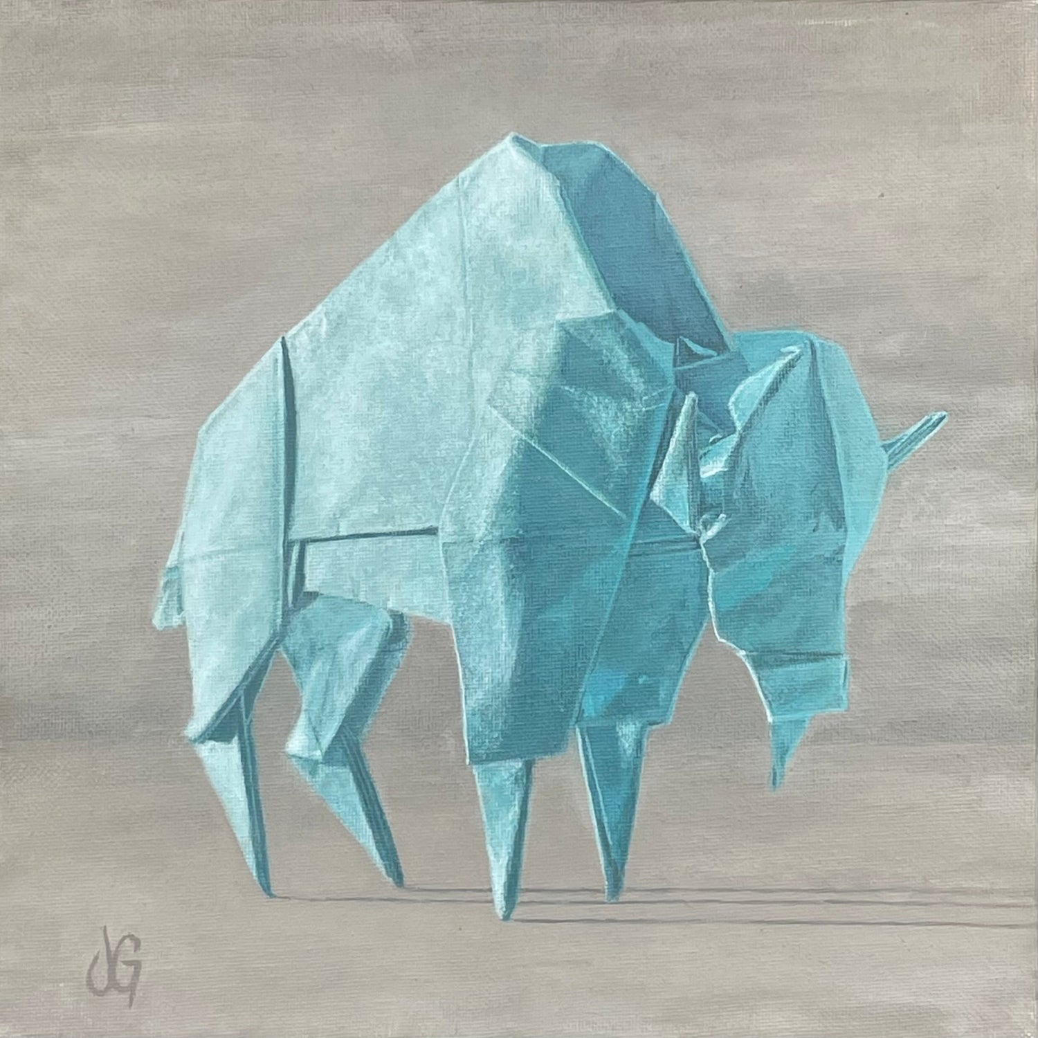 Origami Animal Paintings