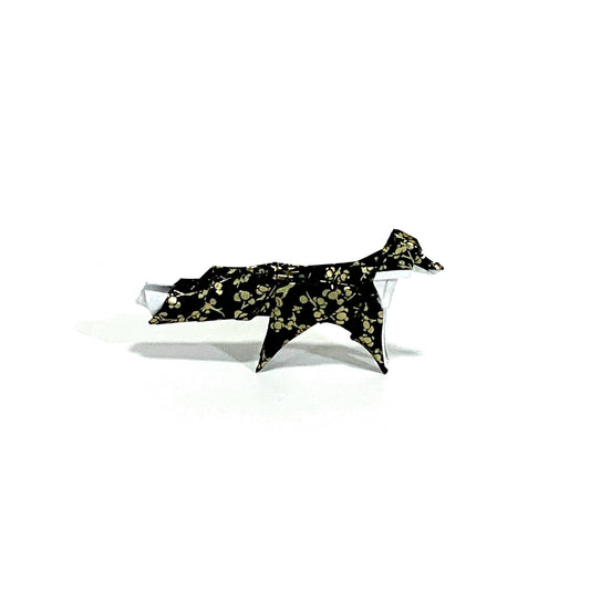 Black Cherry Chiyogami Mini Fox